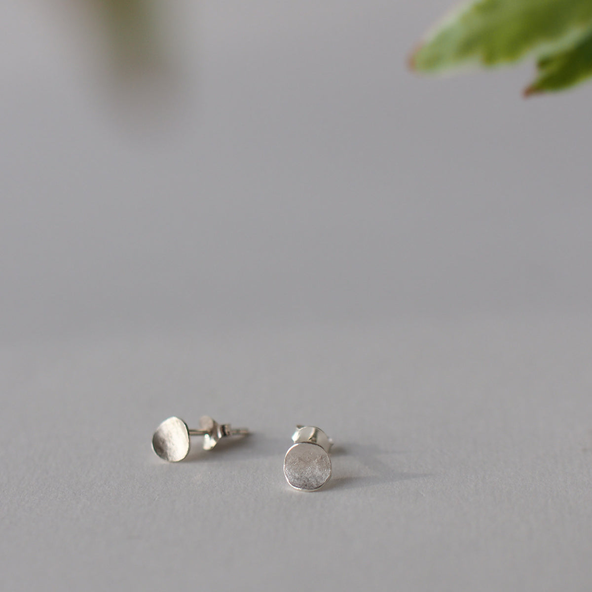 LOTUS LEAF Handmade Silver Earrings