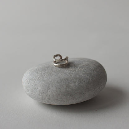 SEASIDE (L) Handmade Silver Ear Cuff