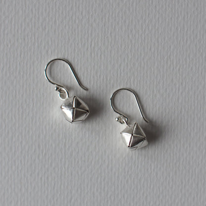BASKET Handmade Silver Hook Earrings