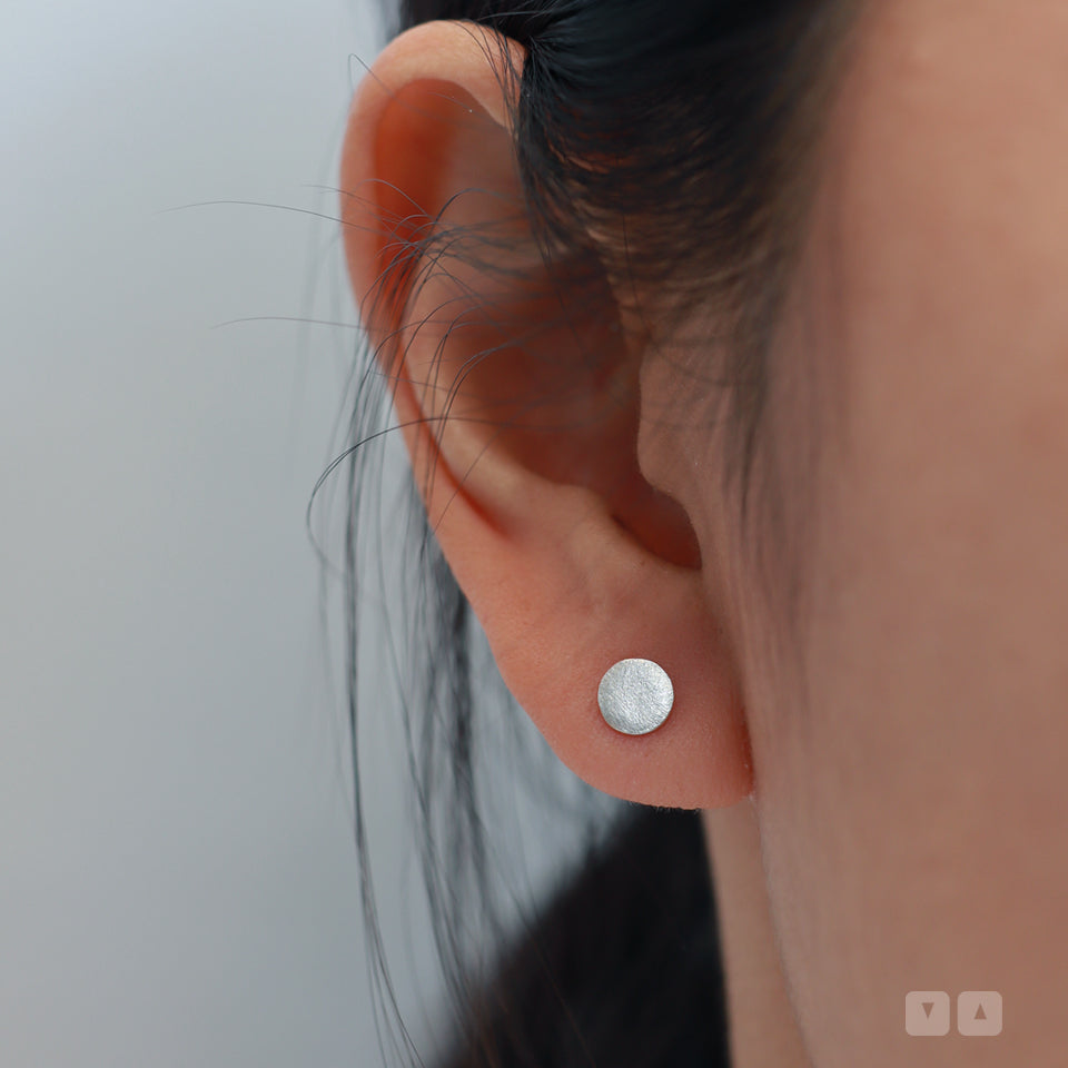 CIRCLE Handmade Silver Earrings