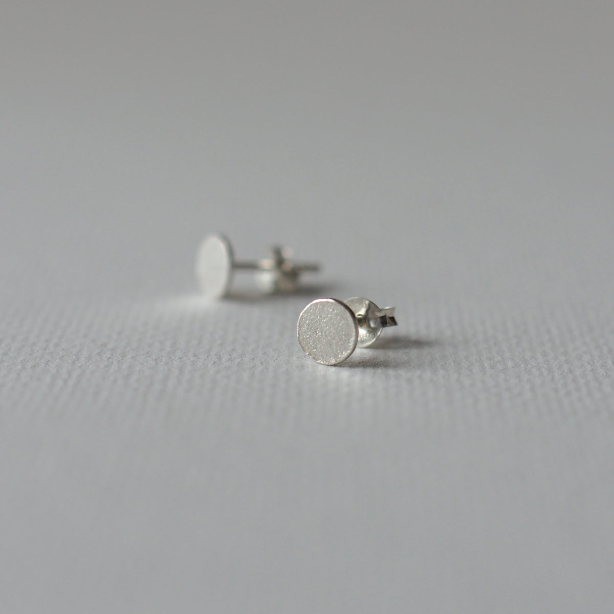 CIRCLE Handmade Silver Earrings
