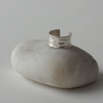 CORAL (L2) Handmade Silver Ear Cuff