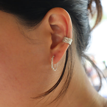 CORAL (L2) Handmade Silver Ear Cuff