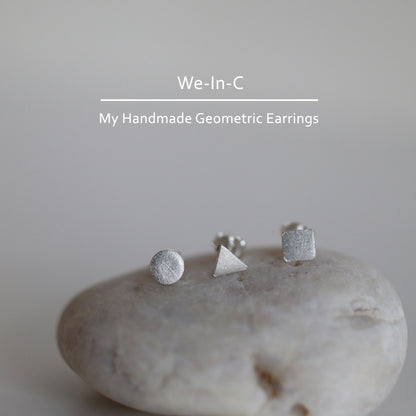 CIRCLE Handmade Silver Earrings