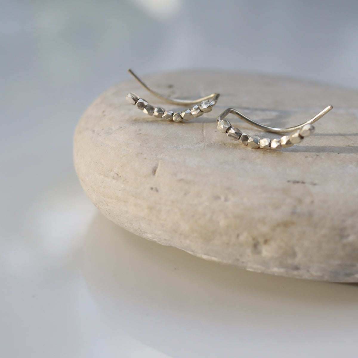 HILLS (M) Handmade Silver Climber Earrings