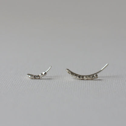 HILLS (S) Handmade Silver Climber Earrings