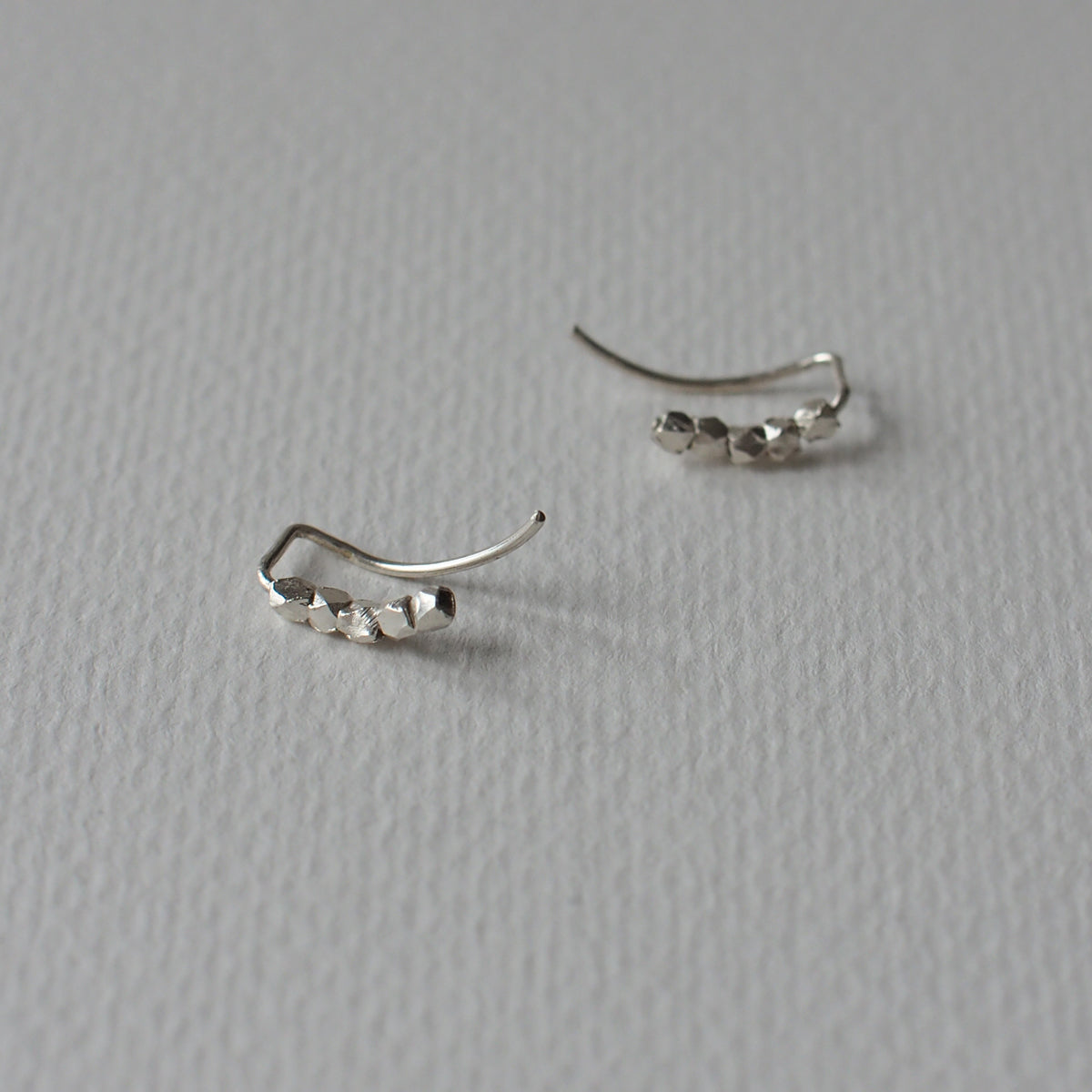 HILLS (S) Handmade Silver Climber Earrings