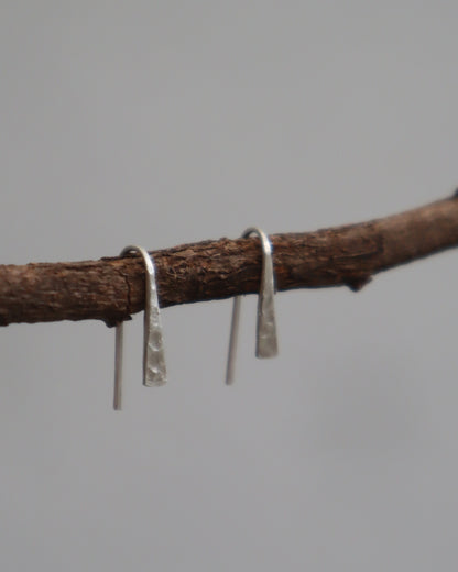 MINI CORAL handmade silver earrings