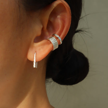 MINI CORAL handmade silver earrings