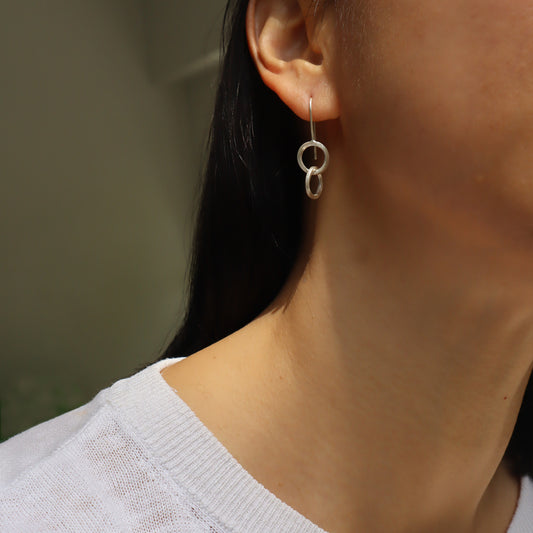 MORNING LIGHT Handmade Silver Earrings