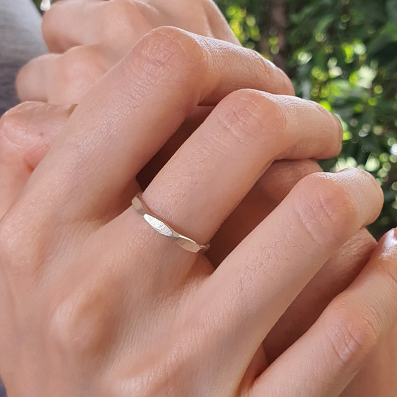 SHINY SKY Handmade Silver Ring