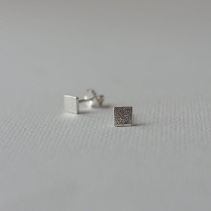 SQUARE Handmade Silver Earrings