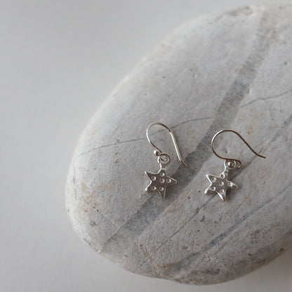 STARFISH Handmade Silver Earrings