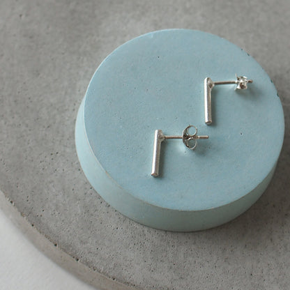 SUGARCANE Handmade Silver Earrings
