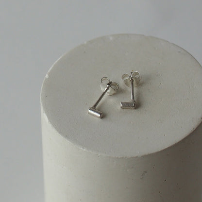 SUGARCANE Handmade Silver Earrings