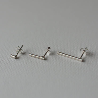 SUGARCANE Handmade Silver Earrings
