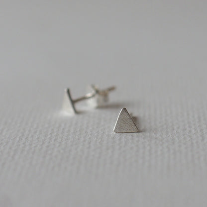 TRIANGLE Handmade Silver Earrings