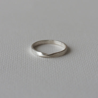 WAVE (S) Handmade Silver Ring